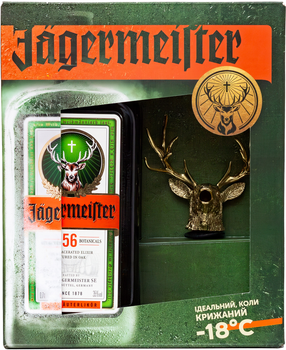 Лікер Jägermeister 0.7 л 35% + дозатор (4067700013019G)