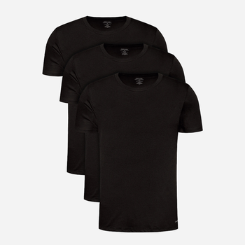 Zestaw koszulek męskich bawełnianych Calvin Klein Underwear 000NB4011E-001 M 3 szt Czarny (8719853076491)