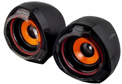 Колонки 2.0 Esperanza EP141 Black, 2 x 2.5 Вт, пластиковий корпус, живлення від USB