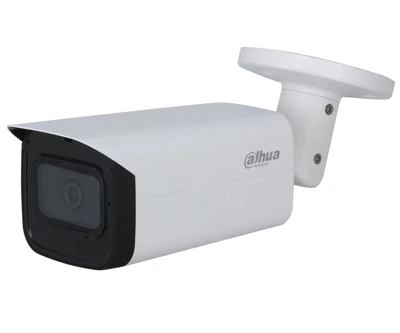 Камера зовнішня HDCVI Dahua DH-HAC-HFW2501TUP-A, 5 Мп, 1/2.7" CMOS, 1080p/25 fps, f=3.6 мм, 0.001 Lux, день/ніч, ІЧ підсвічування до 80 м, IP67, мікрофон, 244х91х91 мм