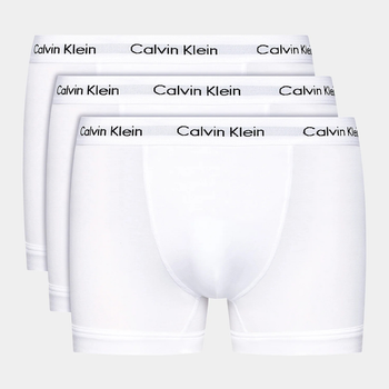 Zestaw majtek szorty Calvin Klein Underwear 0000U2662G-100 L 3 szt Białe (5051145189223)