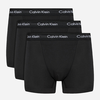Zestaw majtek szorty Calvin Klein Underwear 0000U2662G-XWB XL 3 szt Czarny (8719114322527)