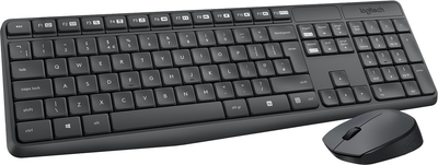 Комплект беспроводной Logitech MK235 USB Серый УКР (920-007931GR) 255030