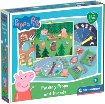 Gra planszowa Clementoni Znajdź Pepe i przyjaciół Świnka Peppa (8005125167395)