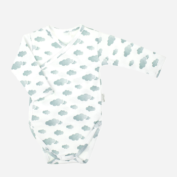 Дитяче боді для новонароджених для хлопчика Nicol 205096 62 см Білий/Сірий (5905601015741)