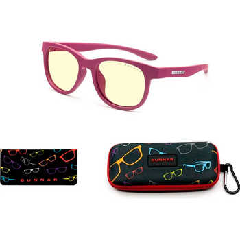 Комп'ютерні окуляри Gunnar Computer Eyewear Rush Kids Small Magenta Amber Natural [101487]