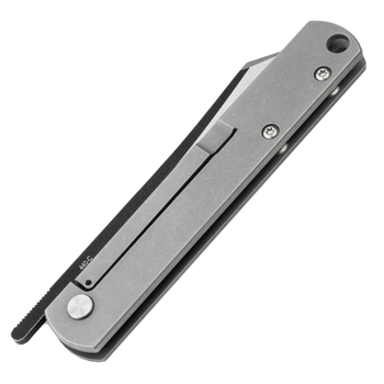 Нож складной Boker Plus Zenshin grey (длина 170 мм, лезвие 75 мм), серый
