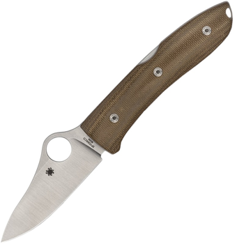 Нож складной Spyderco Spyopera (длина: 175мм, лезвие: 74мм), коричневый