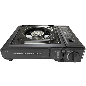 Плита газова туристична, примус, пальник Gaz Stove в кейсі, чорна