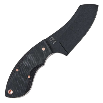 Нож фиксированный Boker Plus Rhino Black (длина 155 мм, лезвие 76 мм, черное), черный