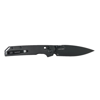 Нож складной Kershaw Iridium (длина: 200 мм, лезвие: 86 мм, черное), черный