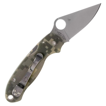 Нож складной Spyderco Para 3 (длина: 184 мм, лезвие: 75 мм, CPM S45VN), камуфляж
