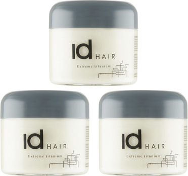 Wosk do włosów IdHair Extreme Titanium 3 x 100 ml (5704699875394)