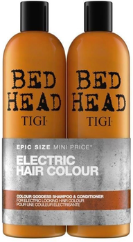 Набір для догляду за волоссям Tigi Bed Head Colour Goddess Oil Infused Шампунь для волосся 750 мл + Бальзам для волосся 750 мл (0615908942156)