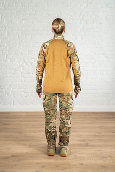 Армейская женская форма убакс и штаны с наколенниками CoolMax рип-стоп standart Мультикам Койот (633) , 3XL