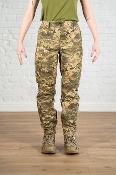 Жіночі тактичні штани ріп-стоп з кишенями літні tactical Піксель (667) , 3XL