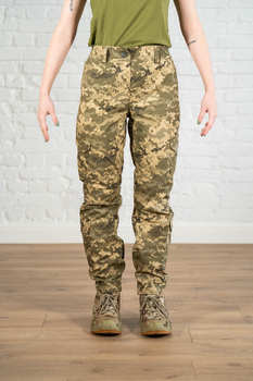 Жіночі тактичні штани ріп-стоп з кишенями літні tactical Піксель (667) , S