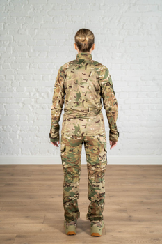 Тактична жіноча форма убакс та штани з наколінниками ріп-стоп CoolMax standart Мультикам (632) , 2XL