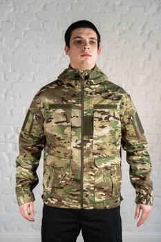 Куртка тактическая Горка с капюшоном рип-стоп tactical Мультикам (607) , S