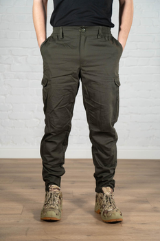 Армійські штани саржа дихаючі з 4 кишенями standart Олива (550) , 2XL