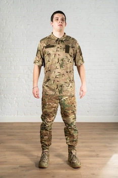 Форма армійська поло та штани ріп-стоп CoolMax tactical Мультикам (583) , 2XL