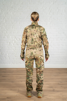 Тактическая женская форма убакс и штаны с наколенниками рип-стоп CoolMax standart Мультикам (632) , M