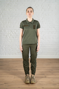 Женская форма тактическая поло и штаны рип-стоп CoolMax standart Олива (641) , 3XL
