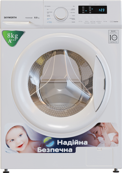 Пральна машина повногабаритна Skyworth F80409QB