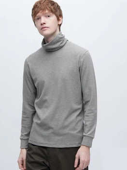 Гольф-водолазка чоловіча Uniqlo 290489278 XS Сіра (1159800377)