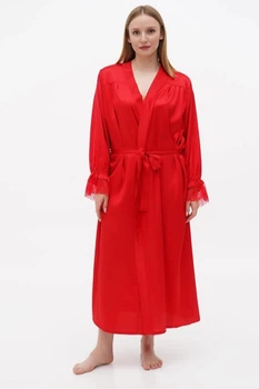 Халат Fleri 54(4XL) Красный (96639)