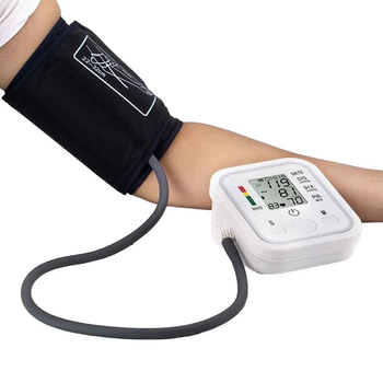 Цифровой портативный тонометр для измерения артериального давления на плечо. Автоматический тонометр с манжетой на плечо AS
