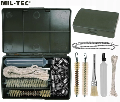 Набір для чищення дула пістолета від Mil-Tec, калібр 5.45/7.62, набір для чищення зброї