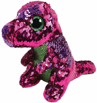 М'яка іграшка Ty Boos Flippables Stompy Динозавр із блискітками 24 см (0008421364312)