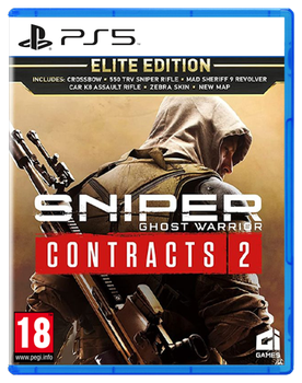Игра Sony PlayStation 5 Sniper Ghost Warrior Contracts 2 Elite Edition Русские Субтитры