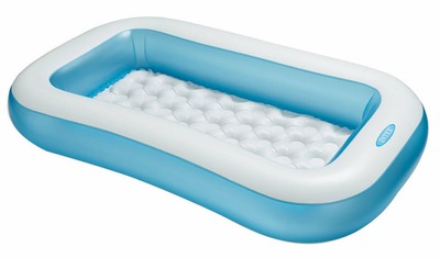 Надувний басейн для дітей Intex 166 х 100 х 28 см 90 л Blue (6941057454030)