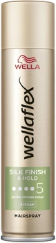 Лак для волос Wella Wellaflex Silk finish & Hold 5 Ultra Strong Hold 400 мл (4056800706198)