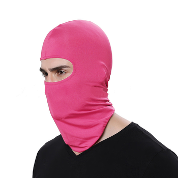 Вітрозахисна маска (балаклава) для особи і шиї Beanies Рожевий