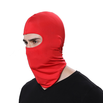 Вітрозахисна маска (балаклава) для особи і шиї Beanies Червоний