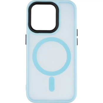 Чохол Avantis Color Bumper Case (MagSafe) для iPhone 15 Pro Max Light Blue
