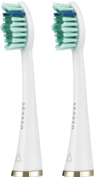 Насадки до електричної зубної щітки Seysso Gold Anti-plaque White (5905279935563)