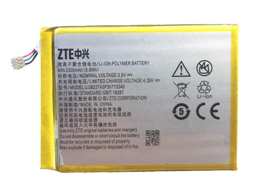Батарея ZTE Li3823T43P3h715345 (2300mAh) / LI3820T43P3H715345 (2000mAh) Grand S Flex / WiFi-router MF910, MF920, Мегафон MR150-2, MR150-5 [Original PRC]