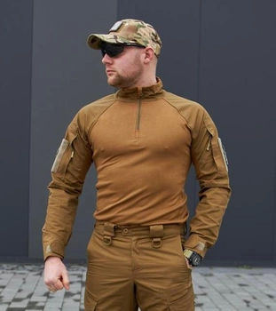 Тактическая рубашка Ubacs (Убакс) MILITARY койот рипстоп CoolPass 50