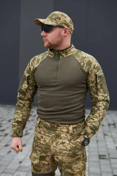 Тактическая боевая рубашка UBACS (Убакс) и кепка пиксель Боевая рубашка ВСУ 52