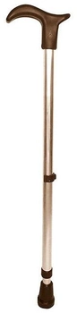 Laska ortopedyczna Corysan Adjustable Aluminium Crutch Czarna (8470001907059)