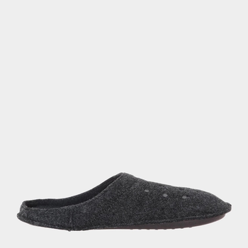 Чоловічі домашні капці з закритим носком Crocs Classic Slipper 203600-BKBK 46-47 (M12) 30 см Чорні (887350815801)