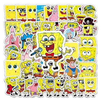 Набор виниловых наклеек стикеров LTC Стикерпак SpongeBob 60 шт. (TZ-HMBB-66)