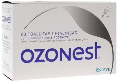Okulistyczne chusteczki Esteve Ozonest Ophthalmic Wipes 20 szt (8470002018037)