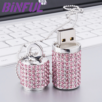 Фигурная флешка TG 64GB Кулончик Pink USB 2.0