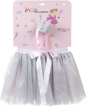 Spódnica Inca Silver Tutu z koroną (8435142482346)