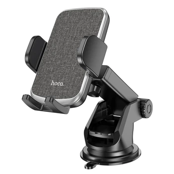 Тримач HOCO Polaris push-type telescopic suction cup car holder CA95